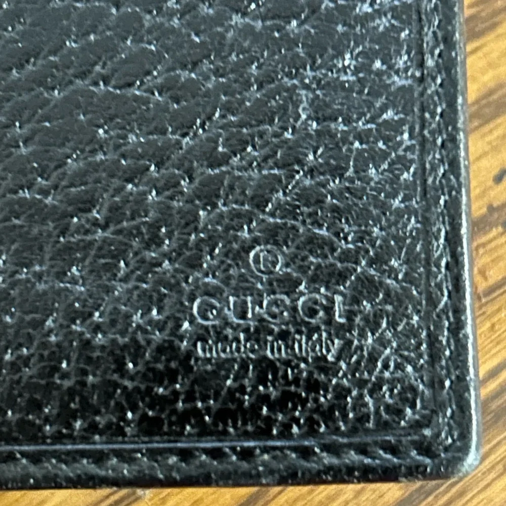 Authentic Gucci Black GG Canvas Wallet with Gold D-Ring - Picture 15 of 15